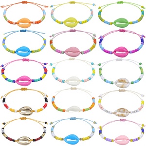 Pulseras Trendy Fashion Boho <strong>Seed</strong> Bead Heart <strong>Jewelry</strong> Handmade Woven Colorful Acrylic Charm Bracelets <strong>Hawaiian</strong> Beach - Product Image 4