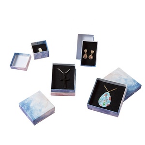 Scatola di cartone rettangolare su misura bianco carta Kraft gioielli regalo cassetto scatola di immagazzinaggio con inserto <span class=keywords><strong>e</strong></span> borsa - Product Image 4