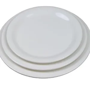 2022Hot selling wholesale A5 melamine plates custom round plate Restaurant melamine round plate