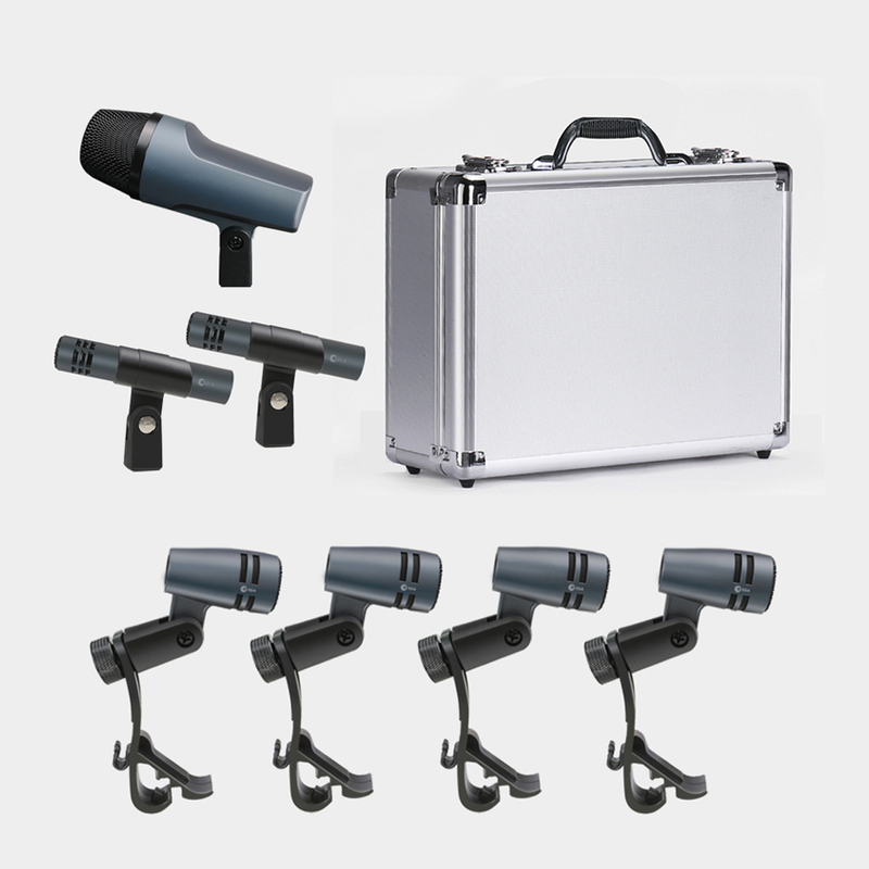 Professional 7 Piece Drum Microphone Kit