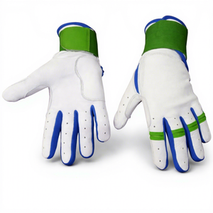 Guantes de Béisbol y Sóftbol de Alta Calidad para Adultos, de Cuero, para Lanzador y Bateador, Mano Derecha, Cierre de Velcro Ajustable - Product Image 1