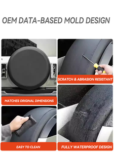 2025 accessoires extérieurs tout-terrain porte arrière monté couverture <span class=keywords><strong>de</strong></span> Protection <span class=keywords><strong>de</strong></span> <span class=keywords><strong>roue</strong></span> <span class=keywords><strong>de</strong></span> <span class=keywords><strong>secours</strong></span> en cuir couverture <span class=keywords><strong>de</strong></span> pneu <span class=keywords><strong>de</strong></span> <span class=keywords><strong>secours</strong></span> pour BYD Leopard 8 - Product Image 3