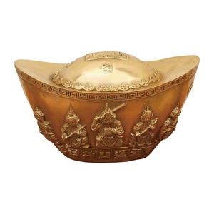 YuanBao Shoe-shaped <b>Gold</b> Ingot Family Lucky Goods Wholesale Resin Crafts <b>Statue</b> Sculpture - Product Image 3