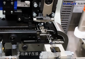 HBQ-212A Ethernet Short <b>Cable</b> <b>Stripping</b> & Terminal Crimping <b>Machine</b> Manufacturer With Over 30 Years Experience - Product Image 2