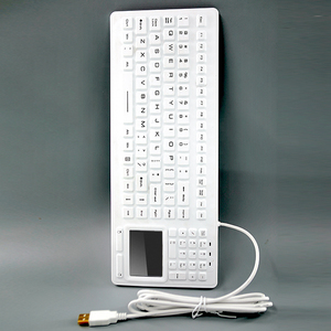 Bàn phím silicon chống nước, sản xuất công nghiệp, tùy chỉnh thương hiệu KMY, model KMY170, có chân đế gắn kết - Product Image 6