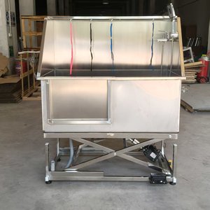 Bañera Eléctrica Ajustable de Acero Inoxidable <span class=keywords><strong>para</strong></span> Peluquerí<span class=keywords><strong>a</strong></span> Canina, Lavabo Comercial <span class=keywords><strong>para</strong></span> Mascotas <span class=keywords><strong>para</strong></span> Uso en Baños Domésticos - Product Image 2