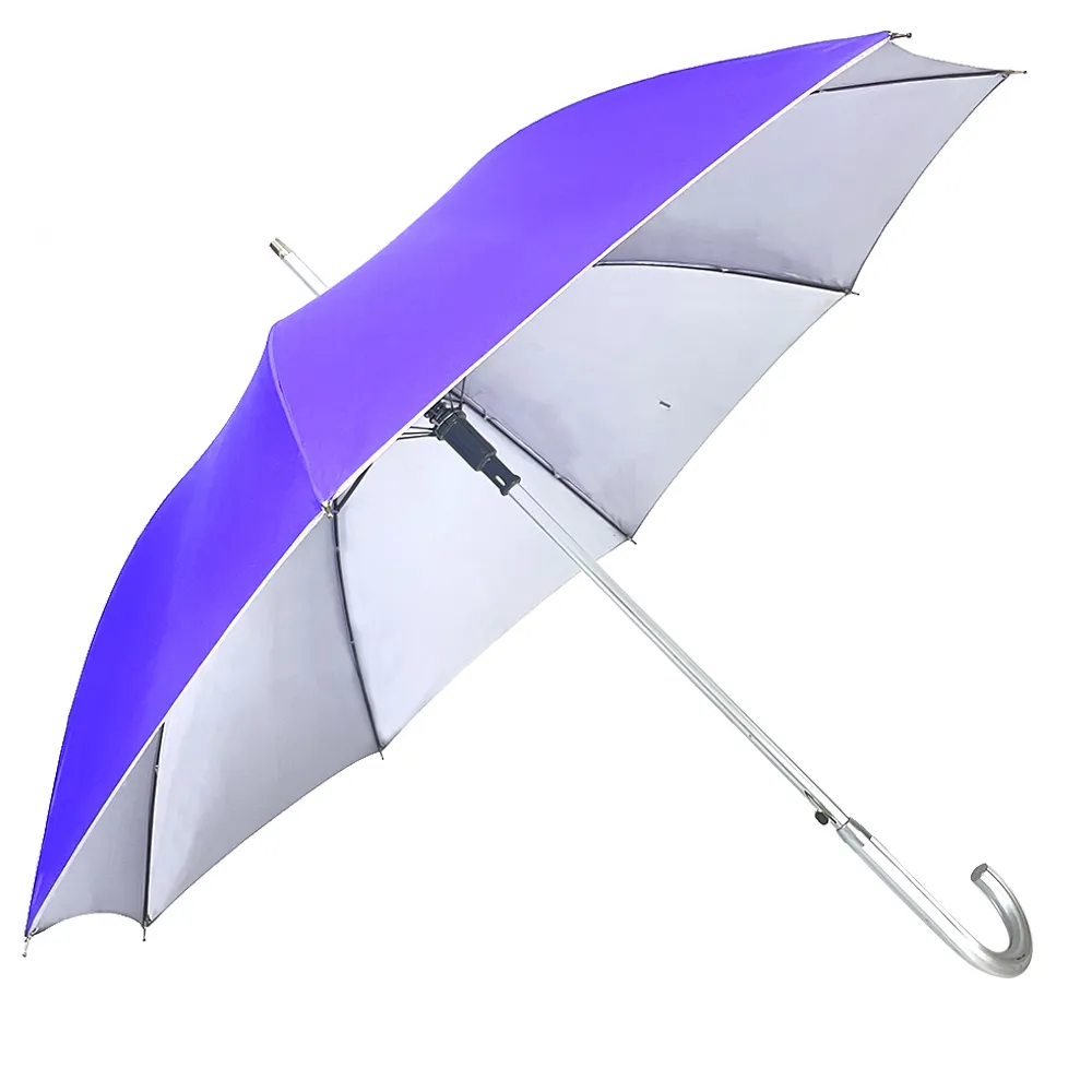 Ovida Sun City Premium Straight Big Windproof Travel Automatic Customized Logo Printing Golf Umbrella With Aluminum Handle