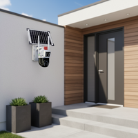 Kit caméra solaire WiFi 4G avec carte SIM Hienergy HE-SPM-T12, transmission sans fil 20 km, alimentation par panneau solaire extérieur, 4MP IP66 CCTV 3.6mm