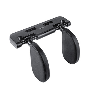 Nuovo Design Poggiatesta per Auto con Supporto per il <span class=keywords><strong>Collo</strong></span>, <span class=keywords><strong>Cuscino</strong></span> <span class=keywords><strong>da</strong></span> <span class=keywords><strong>Viaggio</strong></span> Regolabile a 180 Gradi e Massaggiante, Imbottito in Schiuma con Rivestimento in Pelle 36x25x14cm 1.1kg - Product Image 6
