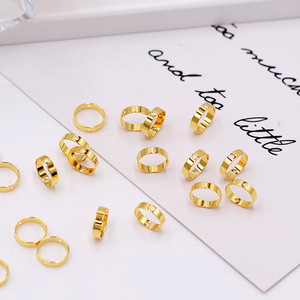 Copper Frame 18K Gold Plated Double Hole Bead Connector For Bracelets Necklaces Jewelry Accessories - Product Image 3