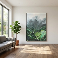 Mintura Décoration d'intérieur moderne, Peinture à l'huile peinte à la main sur toile, Affiche d'art abstrait, Décoration murale pour salon, Nature morte originale