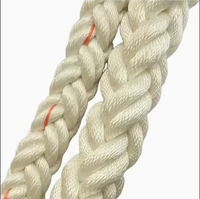 Corde en nylon 24mm 25mm 30mm 35mm 50 pieds 100m 200m Corde statique en polyamide anti-UV Corde d'amarrage marine Corde pour bateau et navire