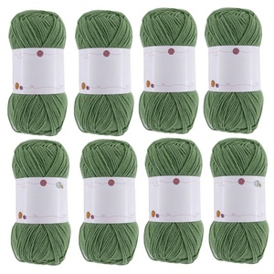 Hilo de Algodón Teñido de 5 Hebras de Grosor Medio, Material para Tejer a Crochet, Hilo Mezclado Hecho a Mano para Bufandas, Muñecas, Zapatos y Otros - Product Image 2