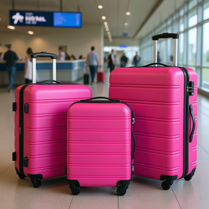 Juego de Maletas Rígidas con Ruedas Db de 3 Piezas, 20, 24 y 28 Pulgadas, Ligeras, de Aluminio, con Cierre TSA y Forro de Poliéster - Product Image 2