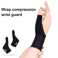 SHIWEI-6181 # Attelle de pouce hautement élastique, sangle de soutien pour le poignet, bandes de compression pour le poignet pour le syndrome du canal carpien