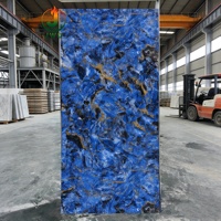 Feuille décorative de qualité industrielle respectueuse de l'environnement - Feuille de marbre PVC durable, ignifuge, résistante à l'humidité et traitée anti-UV