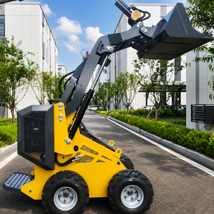 Mini-chargeuse compacte sur chenilles avec godet, trancheuse et charrue rotative, certifiée CE EPA, livraison gratuite depuis la Chine - Product Image 6