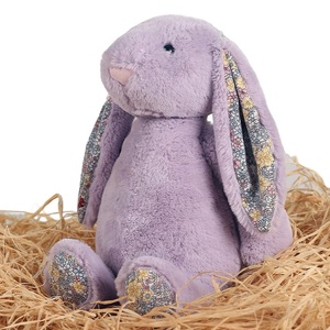 Venta al por mayor lindo conejo de Pascua peluches logotipo bordado personalizado orejas largas conejito de <span class=keywords><strong>peluche</strong></span> regalo de Pascua juguetes de <span class=keywords><strong>peluche</strong></span> - Product Image 3