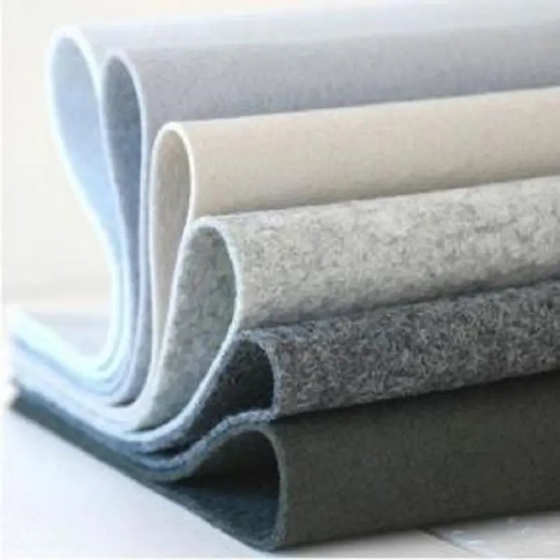 wholesale price felt rolls for industry use flame retardant wool fabric