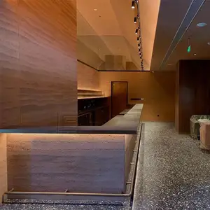 Ubin Panel dinding batu lembut dan eksterior 3d ubin dinding logam fleksibel bahan pelapis ubin batu tanah liat fleksibel