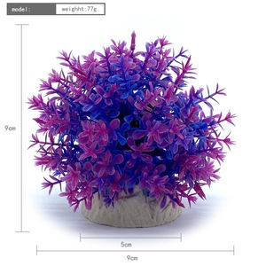 Plantes d'<span class=keywords><strong>aquarium</strong></span> artificielles, 5 pièces, sûres et faciles à nettoyer, décoration sous-marine en plastique pour aquariums d'<span class=keywords><strong>eau</strong></span> <span class=keywords><strong>douce</strong></span> et d'<span class=keywords><strong>eau</strong></span> salée. - Product Image 6