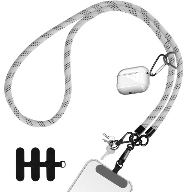 New Custom Universal Adjustable Neck Lanyard Straps Phone Case Nylon Crossbody Phone case With Strap for iPhone 13 14 Pro Max