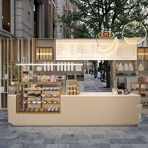 Muebles de Madera para <span class=keywords><strong>Cafetería</strong></span>, Panadería, Bar, Comercio Minorista, Mostrador de <span class=keywords><strong>Cafetería</strong></span>, Vitrina para <span class=keywords><strong>Pastelería</strong></span> - Product Image 2