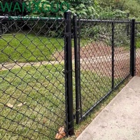 Hoogwaardig op maat gemaakt PVC-gecoate cycloon gaas gaaswerk gegalvaniseerd ijzeren kettingscherm veiligheidsomheining tuinhek te koop