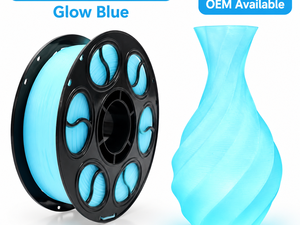 Filamento para Impresora 3D PLA de 1.75mm y 1KG con Efecto Luminoso en la Oscuridad, Fuerte Adhesión entre Capas, para Figuras de Bambu Lab y Creality - Product Image 1