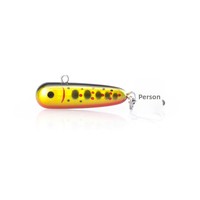 Leurre Micro Artificiel Dur en ABS 3.2g, Type Crayon, à Coulée Lente, pour Truite de Ruisseau, Poisson-Bouche de Cheval, Poisson-Bande Verte, Micro Leurre