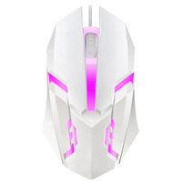 Ergonomic Mini Waterproof Optical 3D RGB Backlit 3-Button Gaming Mouse USB Wired High DPI LED for Laptop/Desktop Both Hands