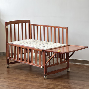 Culla per Neonati in Legno Bianco Multifunzione Moderna su Misura, Culla in Rattan da Comodino per Neonati, per Uso Ospedaliero e Domestico - Product Image 4