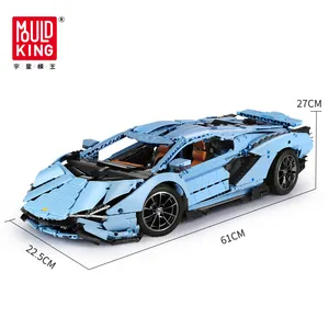 Venta caliente molde King 13056S + D RC modelo de coche de plástico bloques de construcción juguetes compatible con todos los principales de la marca legoing juguetes para niños grandes