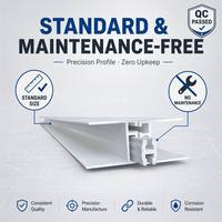 Bride de raccordement en PVC monobloc durable, anti-fuite, accessoire pour projets de conduits d'air composites en acier coloré