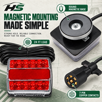 Nouveau feu arrière LED 12V pour camion HSSH, 50 SMD rouge IP68K pour camion lourd, remorque, semi-remorque