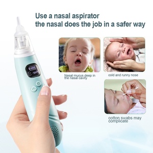 Private Label Adult Baby Newborn Nose Suction Cleaner <b>Smart</b> Sucker Electric Newborn Portable Baby Nasal Aspirator Suction Device - Product Image 5