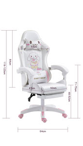 <strong>Custom</strong> Anime Leather Ergonomic Recliner Cute Game Silla Gamer <strong>Chair</strong> pink <strong>Gaming</strong> <strong>Chair</strong> for Girls - Product Image 6