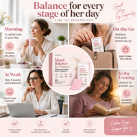 Bandes Orales Équilibrantes pour Femmes : Ashwagandha, Safran, Magnésium – Soutien Apaisant – Marque Privée OEM