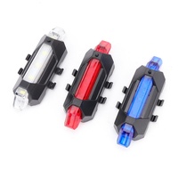 Ensemble de lumières de vélo rechargeables par USB pour la conduite en extérieur, éclairage avant et arrière de sécurité à LED pour la conduite nocturne, batterie étanche