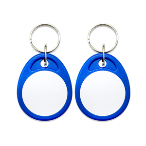 13.56MHz HF Access Control RFID Keyfobs Hotel <b>Key</b> Chain 13.56Mhz RFID <b>Key</b> Tag NFC <b>Blank</b> Keychain - Product Image 3