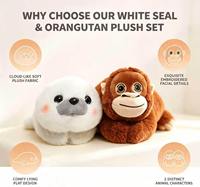 Jouet en peluche mignon magnétique, poupée en peluche allongée, design personnalisé (paresseux, phoque, chat, singe), ornement pour intérieur de voiture, cadeau, vente en gros