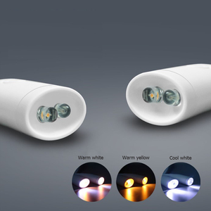 Luz LED portátil de lectura para libros, 3 colores claros y 3 brazos flexibles de larga duración, luz de lectura para cuello - Product Image 3