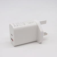 GolionPower 25W PD Chargeur mural avec ports USB Type-C + Chargeur rapide pour ordinateur portable Protection OTP/OVP Certifié CE FCC