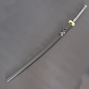 Métal sans lame samouraï Roronoa <span class=keywords><strong>Zoro</strong></span> Anime une pièce jouet Ninja épées 104cm Style japonais sécurité Cosplay accessoire - Product Image 1