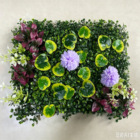 Panneaux muraux verticaux de gazon artificiel pour fleurs suspendues en plastique pour intérieur et extérieur pour la décoration de toile de fond de la maison