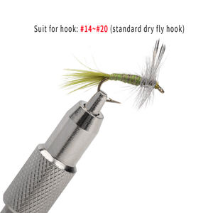 <span class=keywords><strong>Mini</strong></span> métal bureau mouche attachant étau taille de poche pour voyage en plein air pêche petite mouche affichage costume pour crochet tailles 14 ~ 20 - Product Image 5