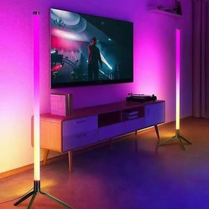 120cm Acrylic RGB <b>LED</b> Floor Lamp <b>Candlestick</b> USB Powered Color Changing for Living Room Bedroom Decor - Product Image 3
