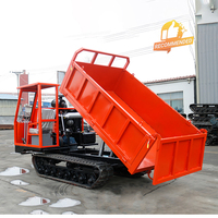 Voie en caoutchouc Mini Dumper Transport Camion à benne basculante Véhicules à chenilles