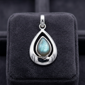 ธรรมชาติ Labradorite 925เงินสเตอร์ลิงจี้ที่ดีแฮนด์เมดเครื่องประดับเงินของขวัญสำหรับเธอ - Product Image 4
