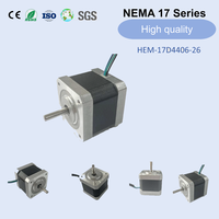 Moteur pas à pas bipolaire Nema 17, 0,4 N.m, haute tension, faible courant, pour routeur CNC, imprimante 3D, machine laser, 1,8 degré
